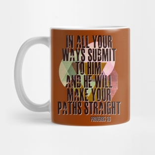 Proverbs 3:6 Straight Path Mug